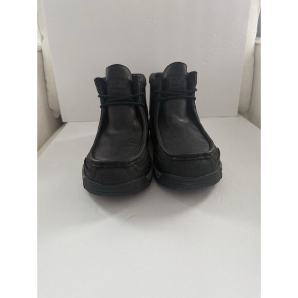 JUSTIN Men's 4" Size 10M Crafton Alloy Toe Work Boot Black SE250 NEW OrthoLite - Picture 15 of 16